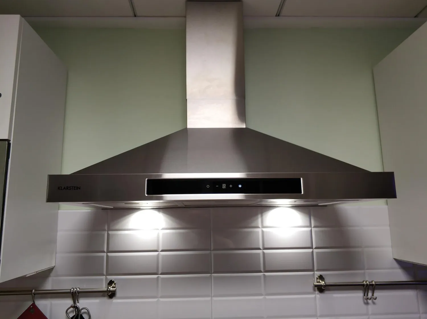 Klarstein Zelda hotte aspirante 60 cm argent 650 m3/h