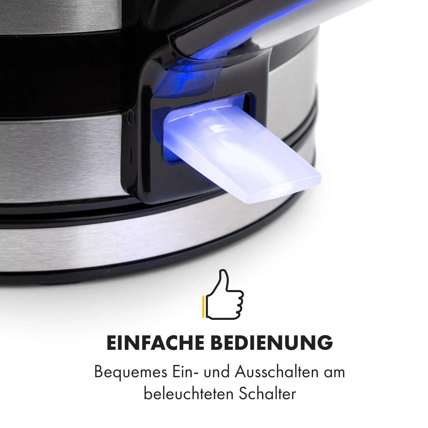 Klarstein Arabica bouilloire 1,7 L inox 2200 W