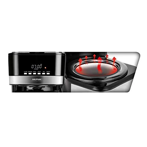 MPM MKW-05 cafetière filtre programmable 1,8 L noire