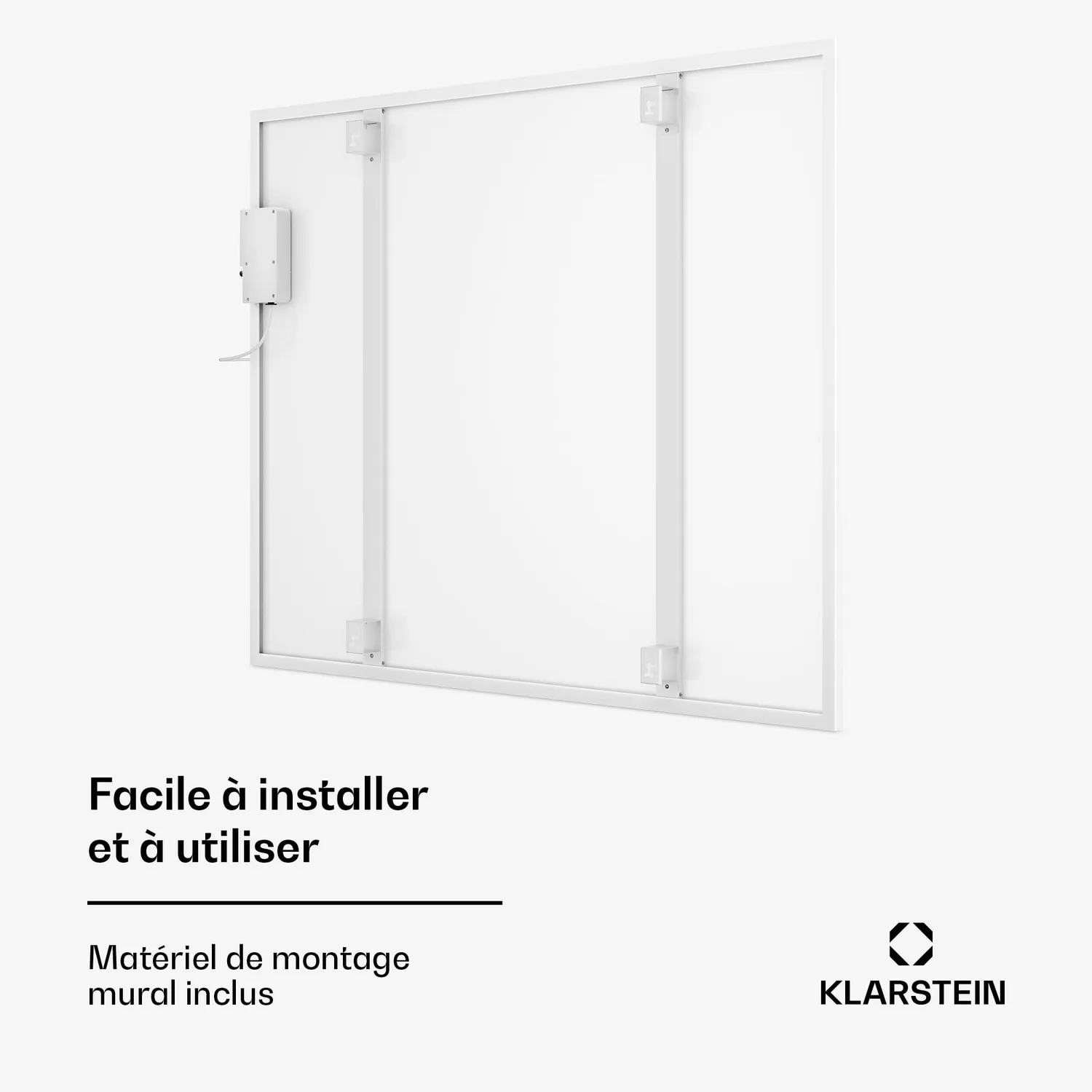 Klarstein radiateur infrarouge 1200 W WiFi IP24 blanc