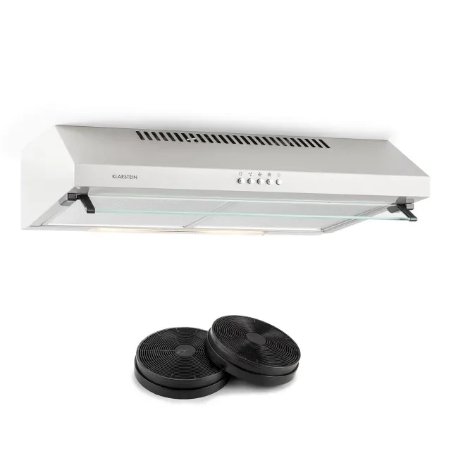 Klarstein Purista hotte aspirante 60 cm argent 190 m³/h
