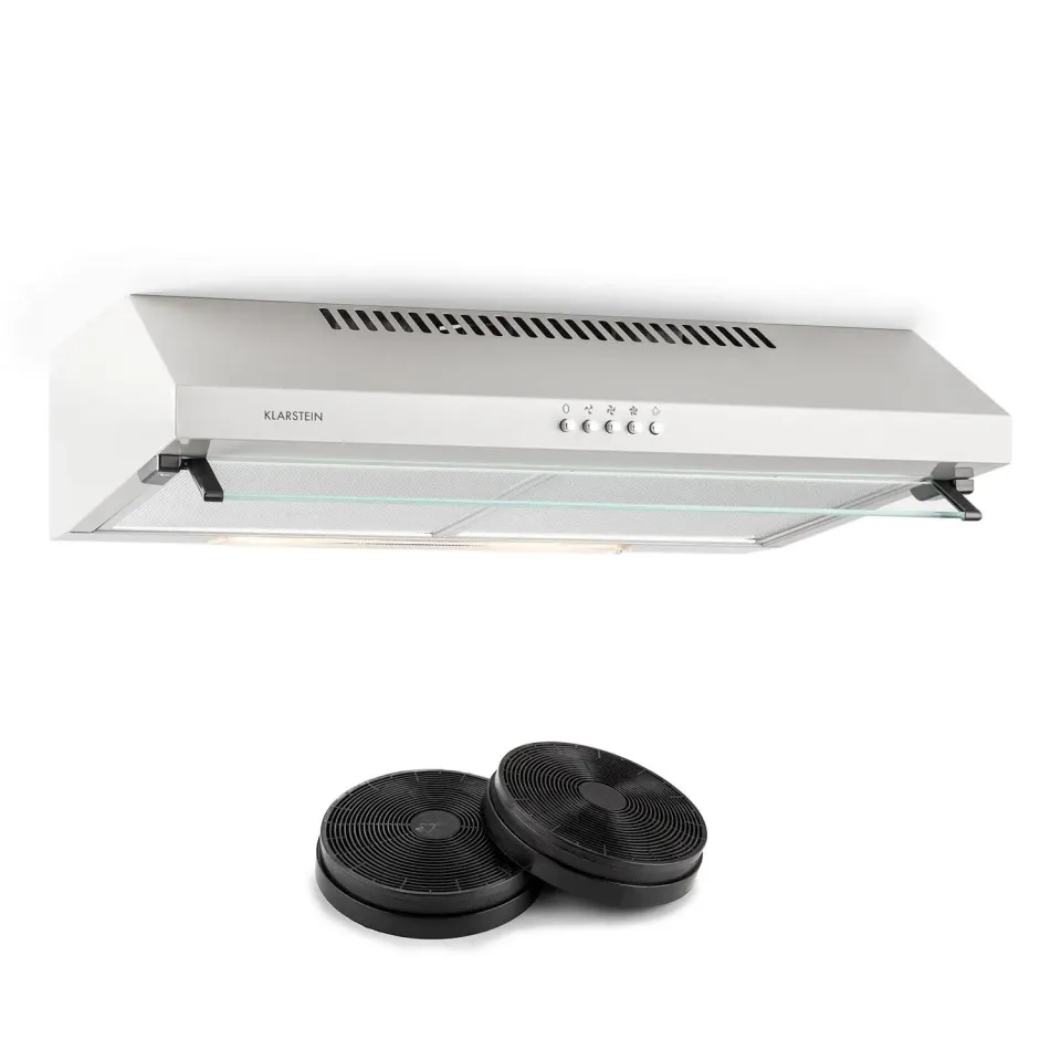 Klarstein Purista hotte aspirante 60 cm argent 190 m³/h