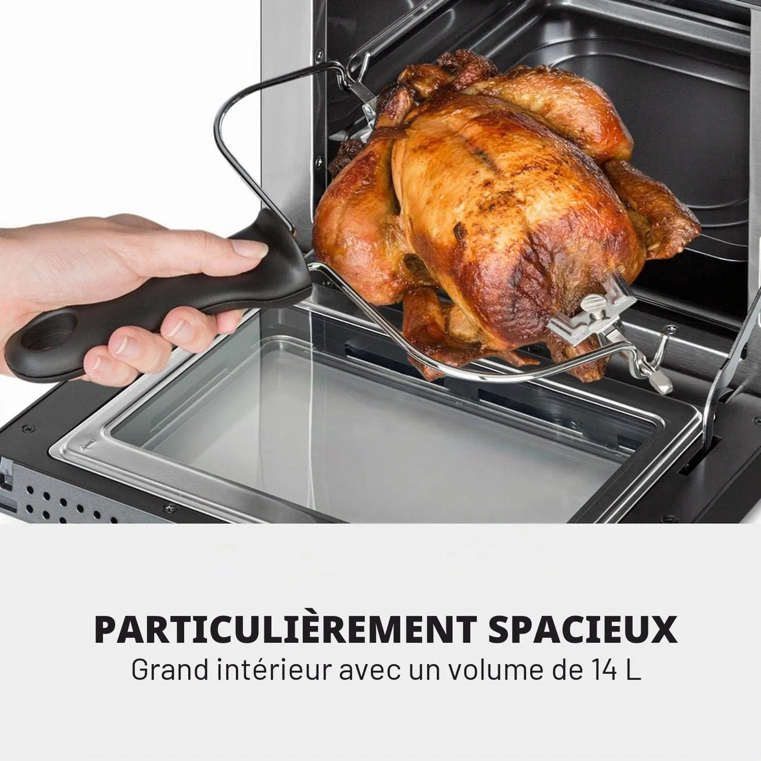 Klarstein AeroVital Cube Chef airfryer 14L 1700W noir