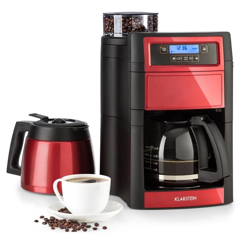 Klarstein machine à café grain 10 tasses 1,25 L