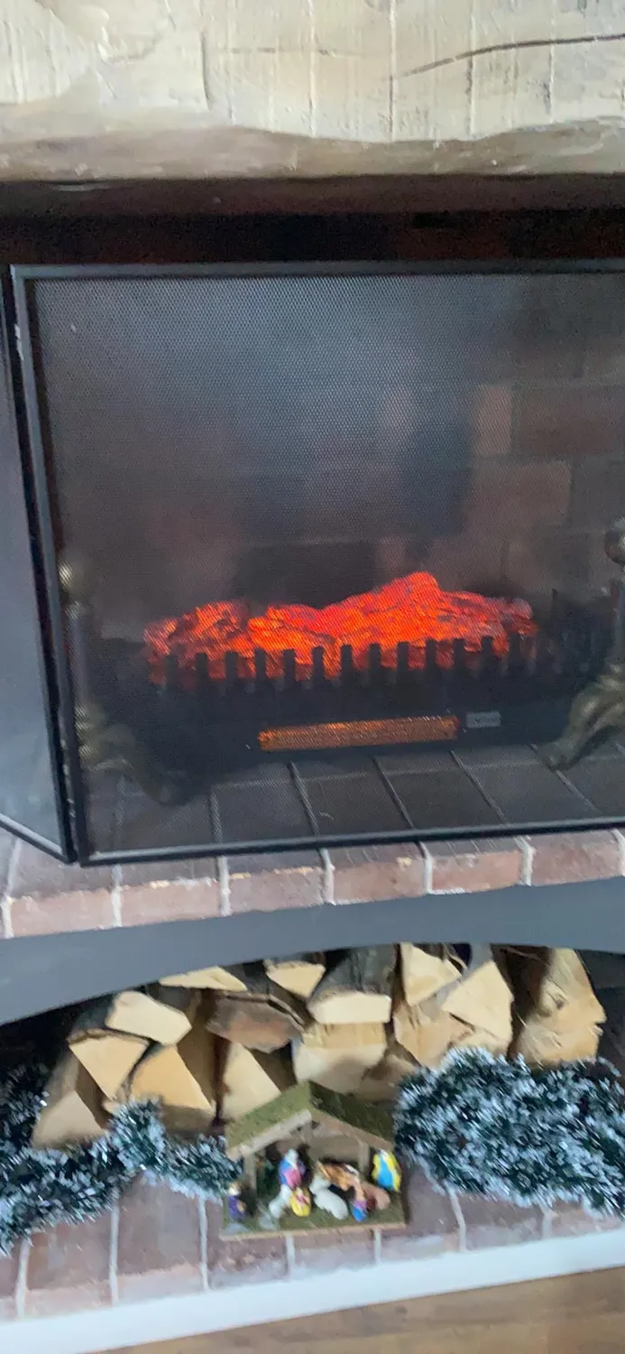 Klarstein Cheminée Électrique 65 cm Chauffage 2000W Noir