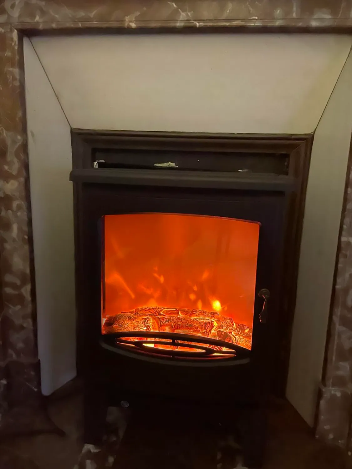 Klarstein Meran cheminée électrique blanche 1850W flamme
