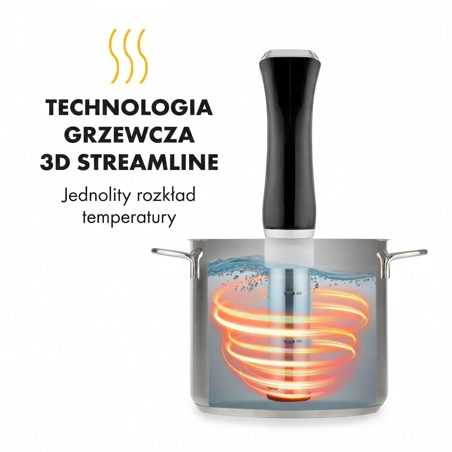 Klarstein QuickStick thermoplongeur sous vide 1300W 20L