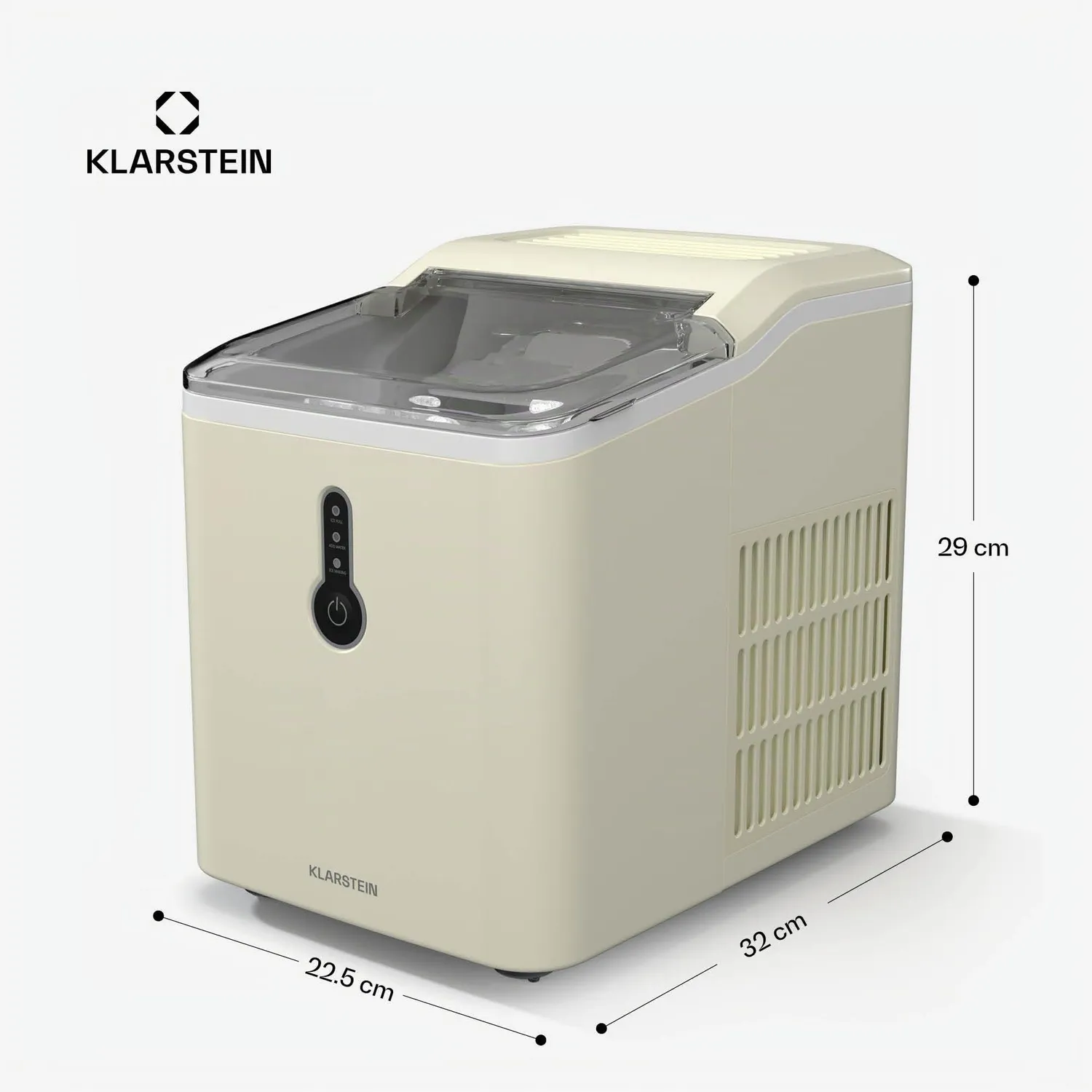 Klarstein ChillOut machine à glaçons portable 12 kg glaçons ronds