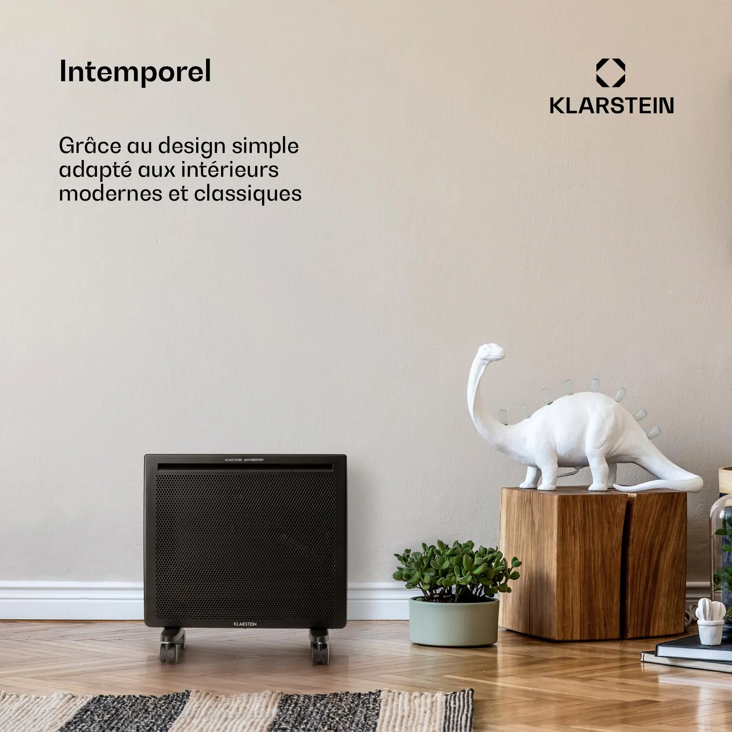 Klarstein Hot Spot Slimcurve radiateur 1000W noir