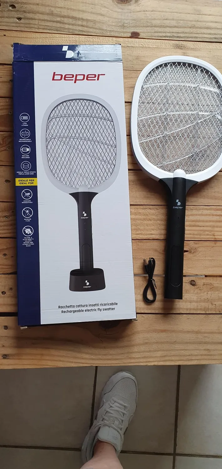 Beper P206ZAN250 raquette anti-moustiques USB rechargeable