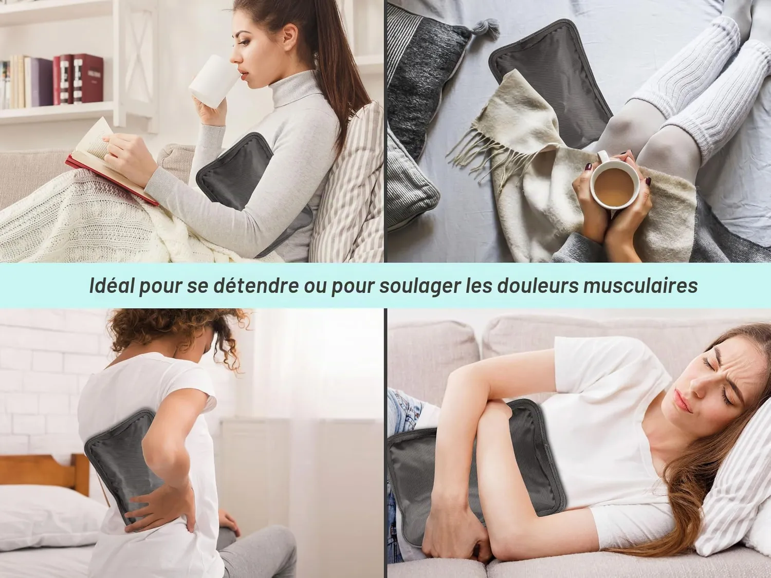 Beper P203TFO001 bouillotte électrique sans eau noire