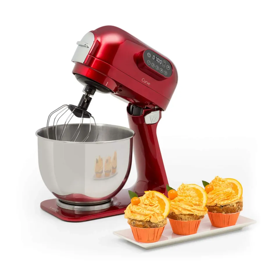 Klarstein Curve robot pâtissier 5 L rouge