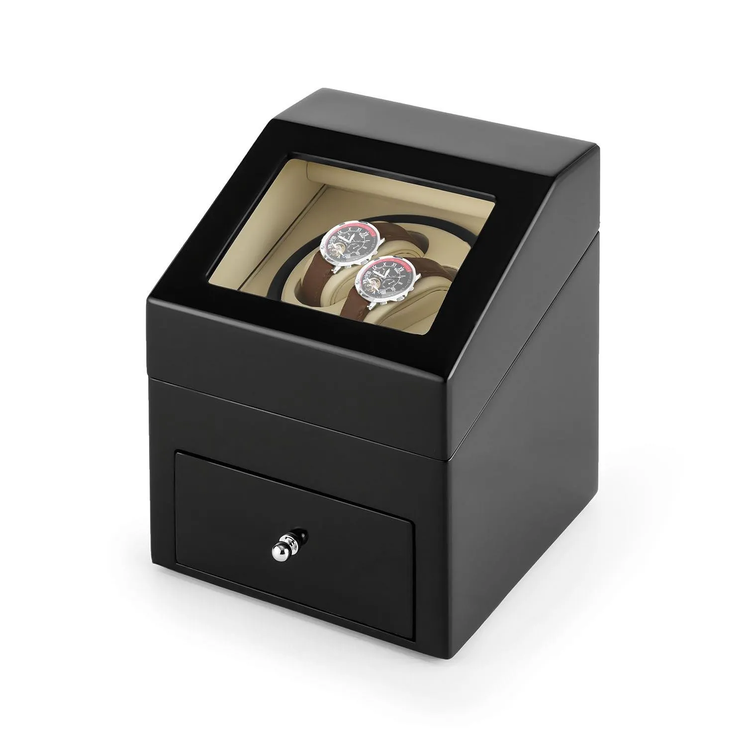 Klarstein Monte Carlo remontoir 5 montres noir 4 modes tournant
