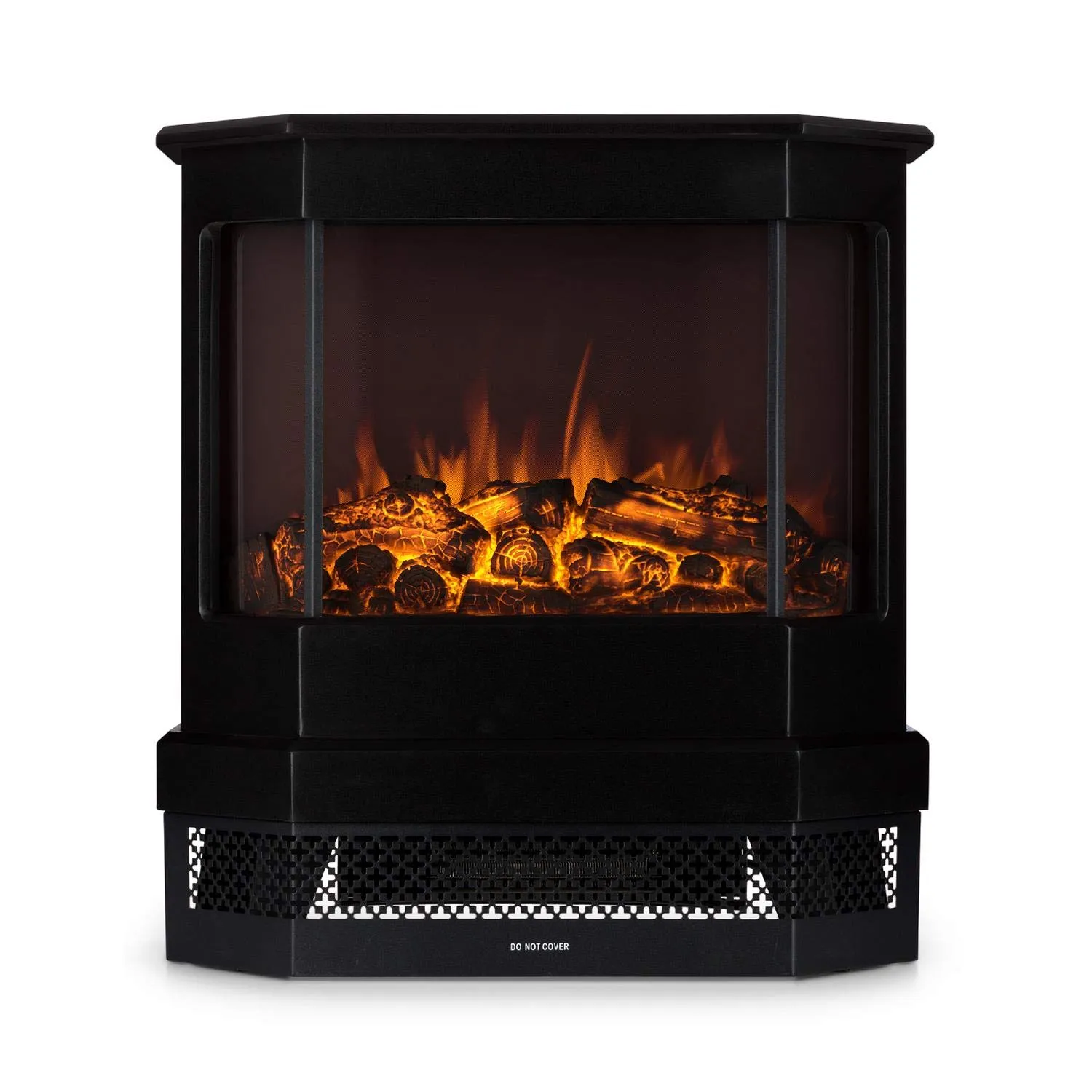 Klarstein Castillo cheminée électrique noire 2000W flammes
