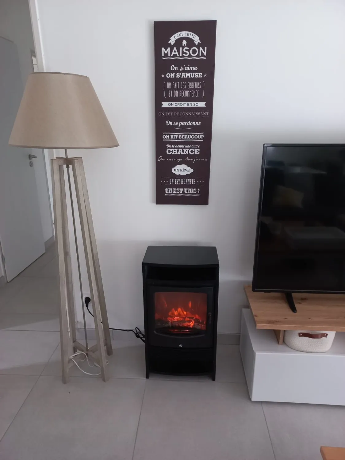 Klarstein Bergamo cheminée électrique 1800 W noire