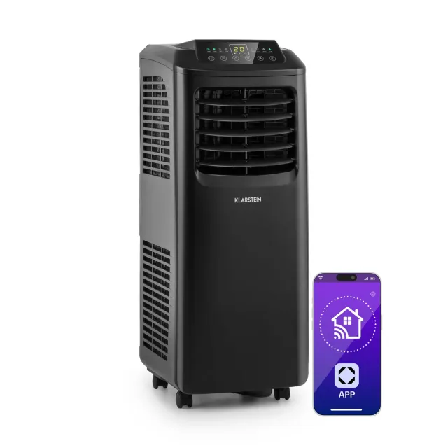 Klarstein clim mobile 9000 BTU noire 4 en 1 connectée