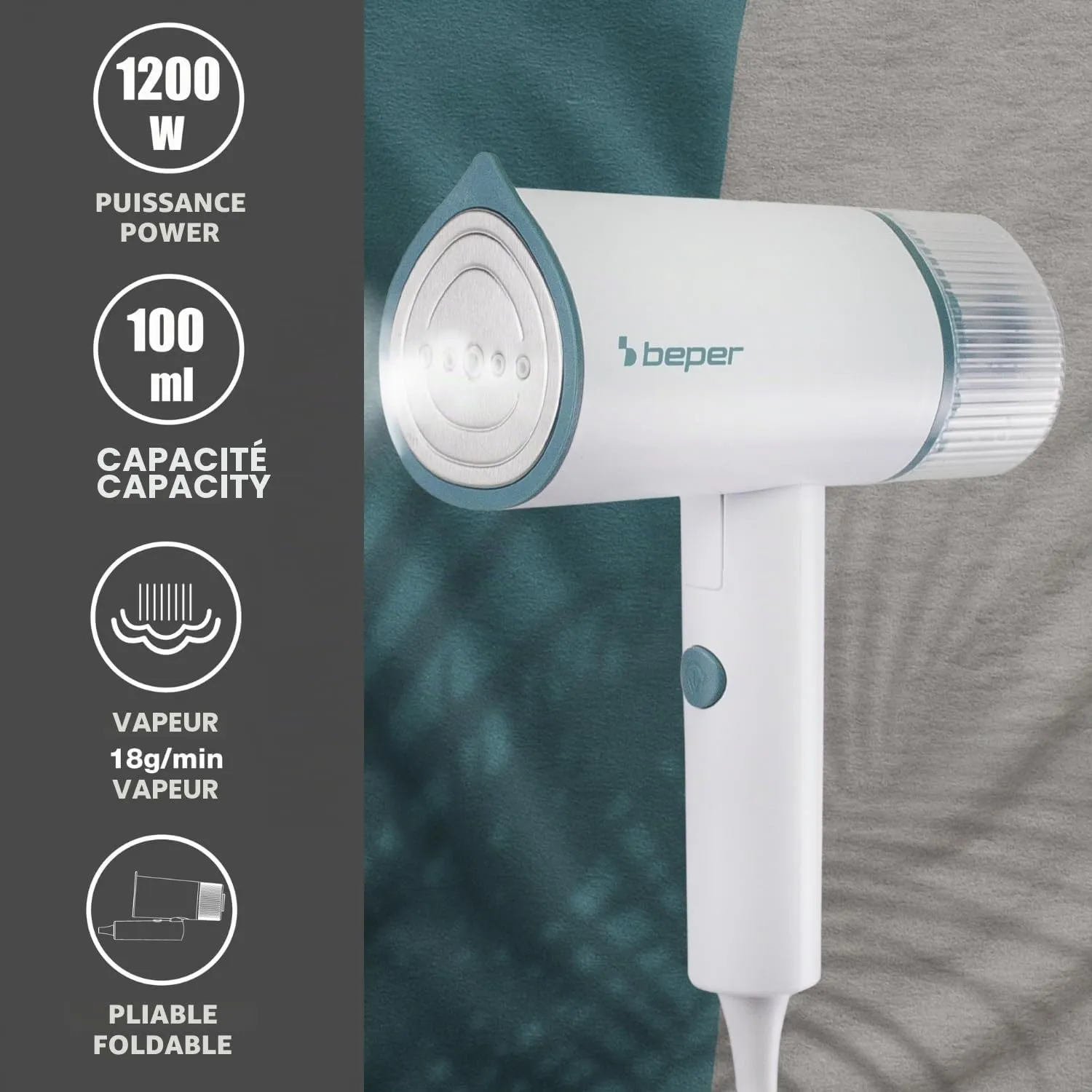Beper P204FER210 défroisseur vapeur pliable 1200 W