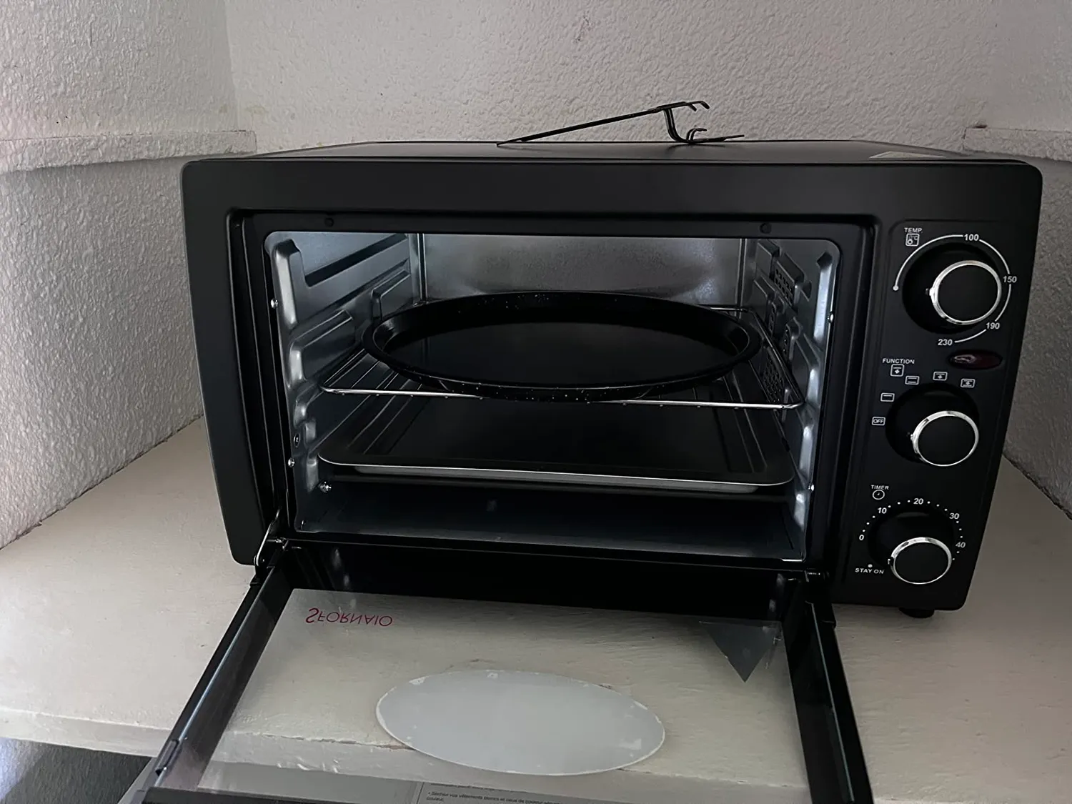 Beper 90.883 four électrique 20 L noir 1300 W 3 modes