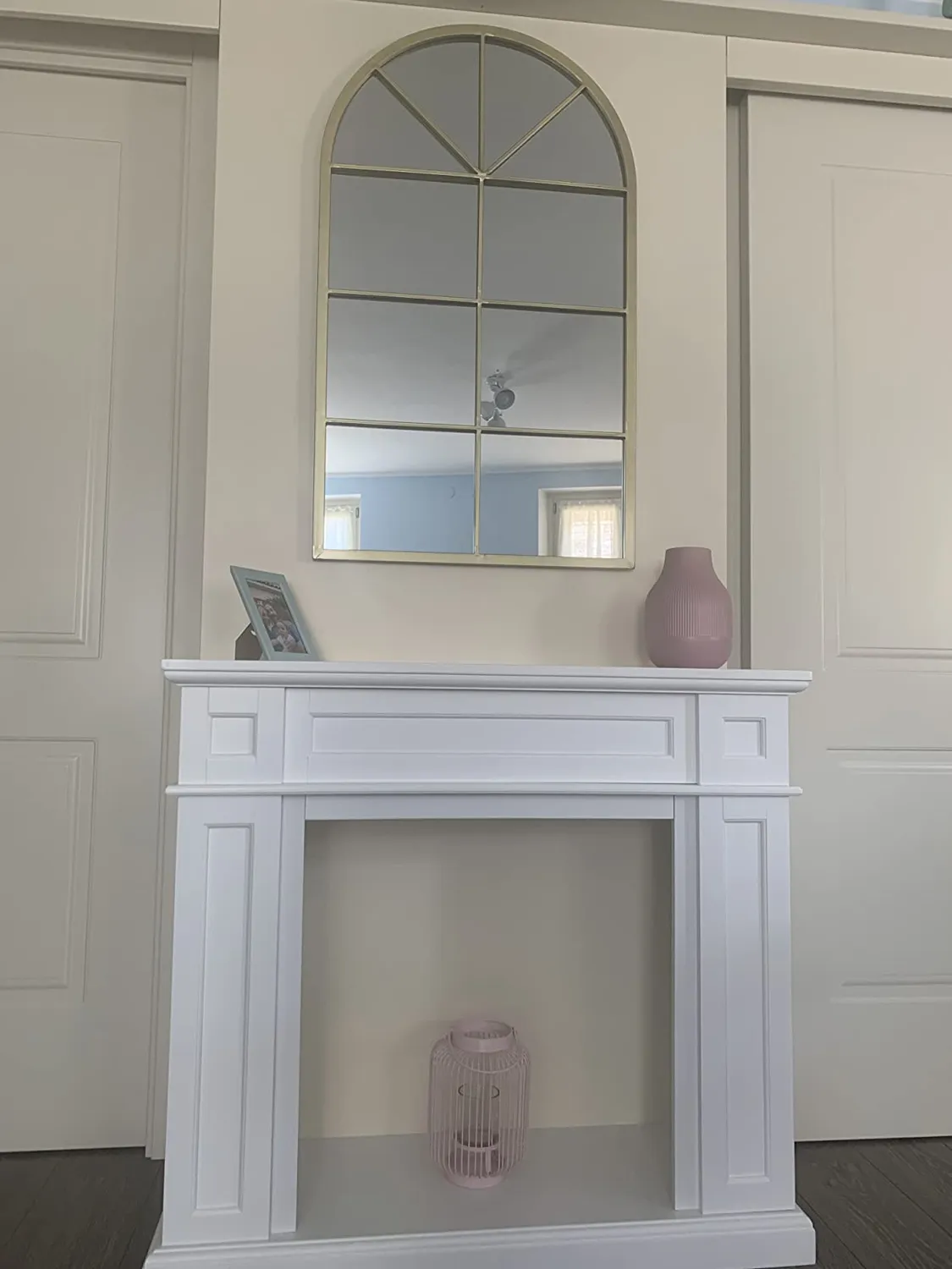 Klarstein Lausanne Frame corps de cheminée blanc MDF