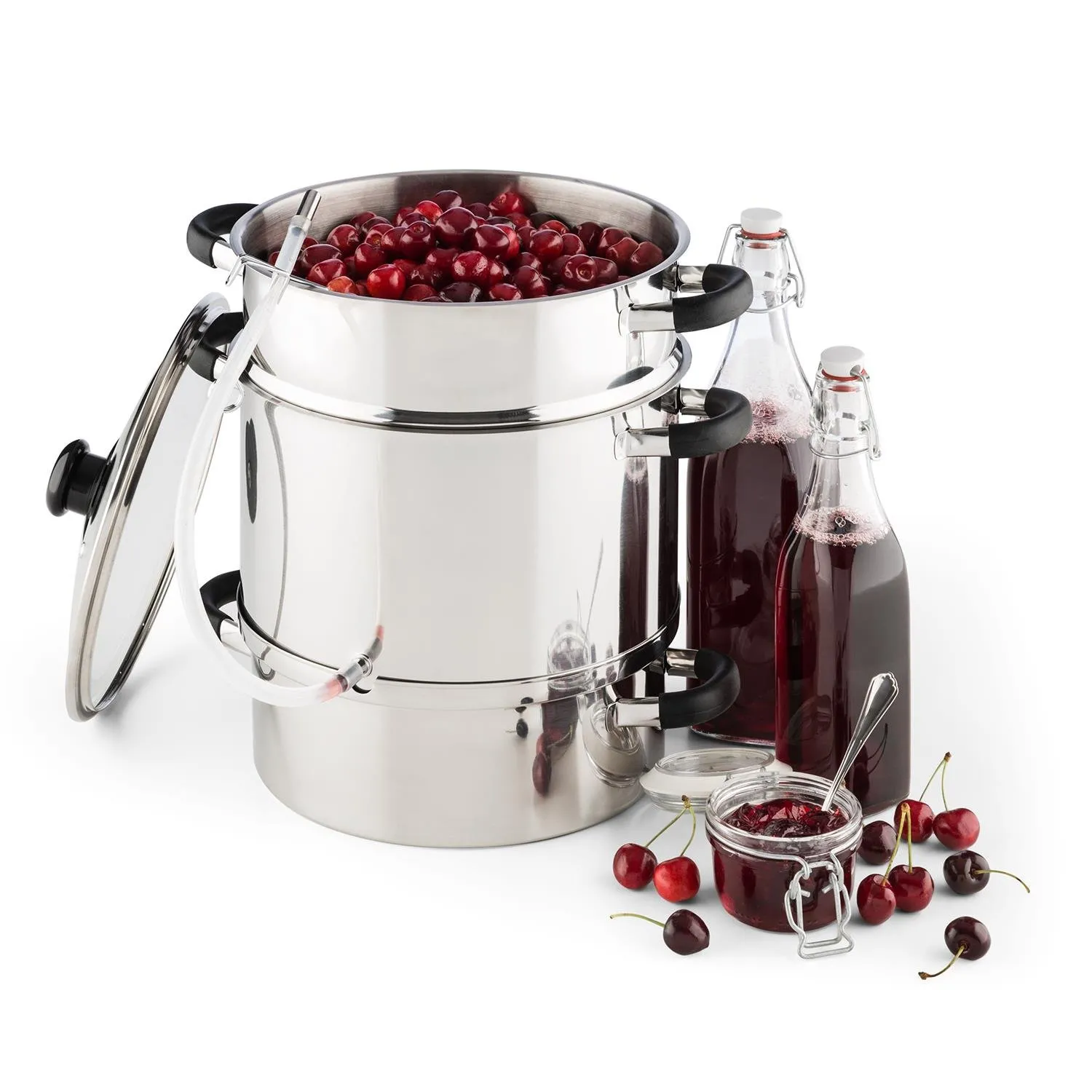 Klarstein Applebee extracteur jus vapeur inox 8 L