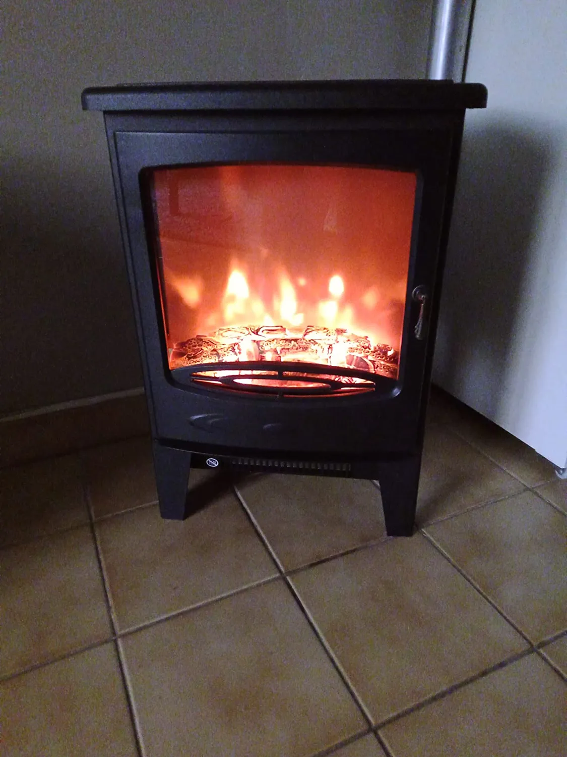 Klarstein Meran cheminée électrique blanche 1850W flamme