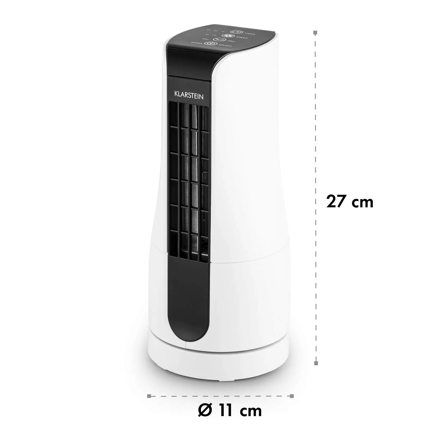 Klarstein Skyscraper Office ventilateur de table blanc 16 W silencieux