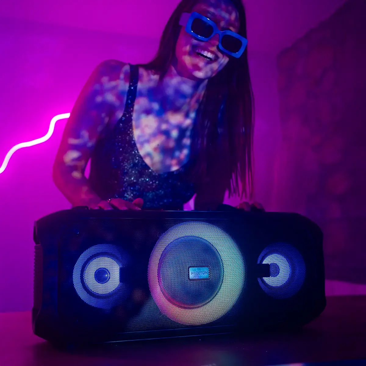 Prixton Jaia Max enceinte karaoké 75W lumineuse
