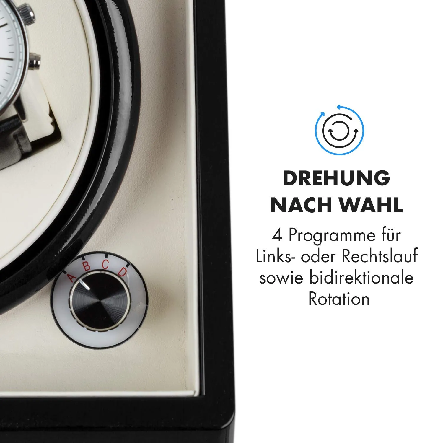 Klarstein Geneva remontoir montre 2 montres automatique noir