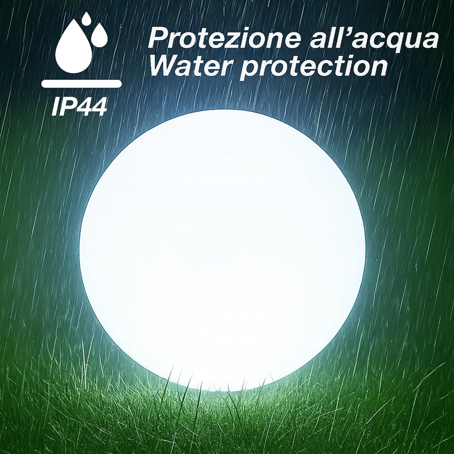 Beper P207ILO226 boule lumineuse jardin solaire 40 cm