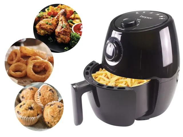 Beper P101FRI001 friteuse sans huile 2 L noir 1000 W