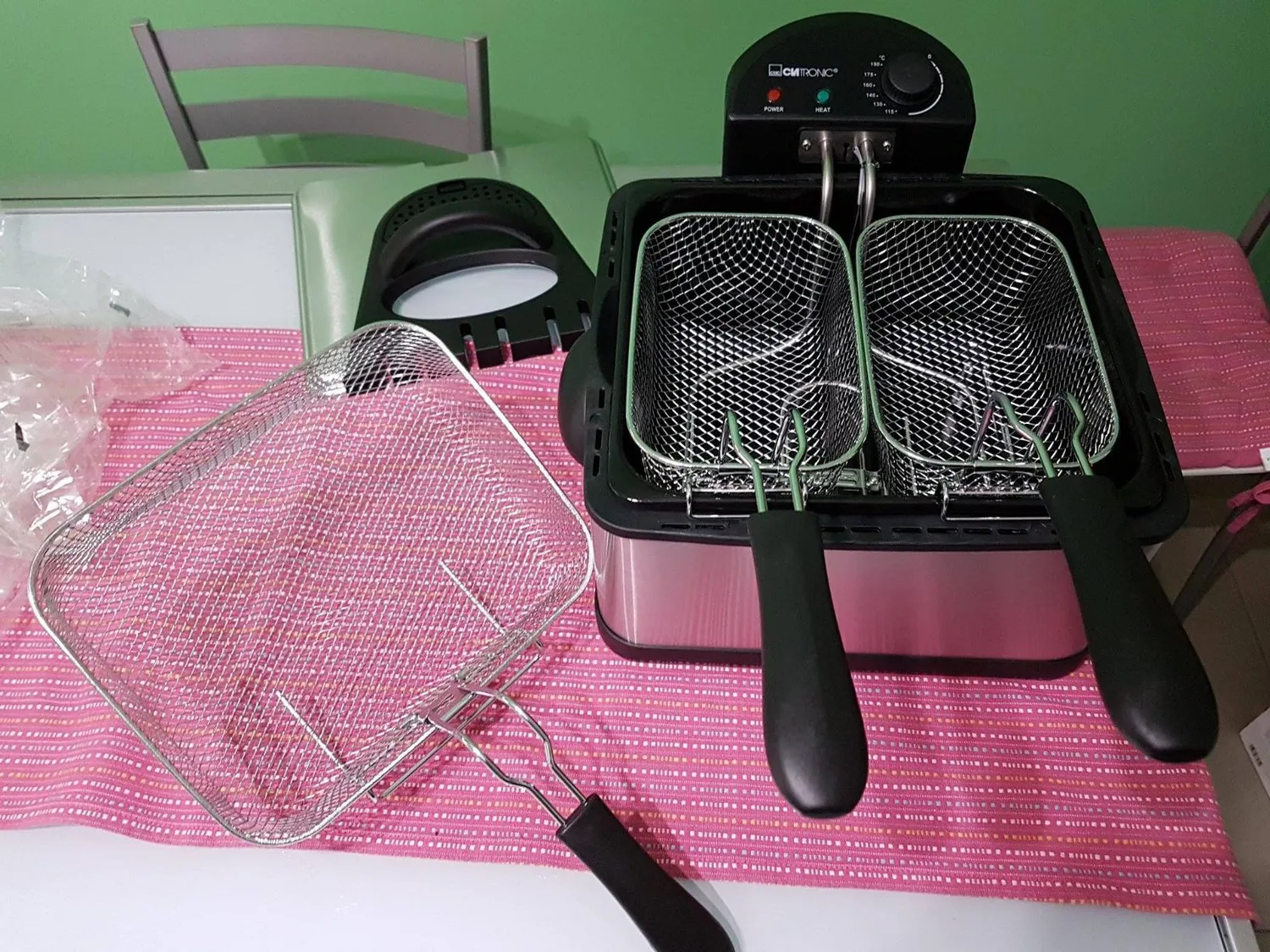 Clatronic FR 3195 friteuse inox 4 L 2000 W