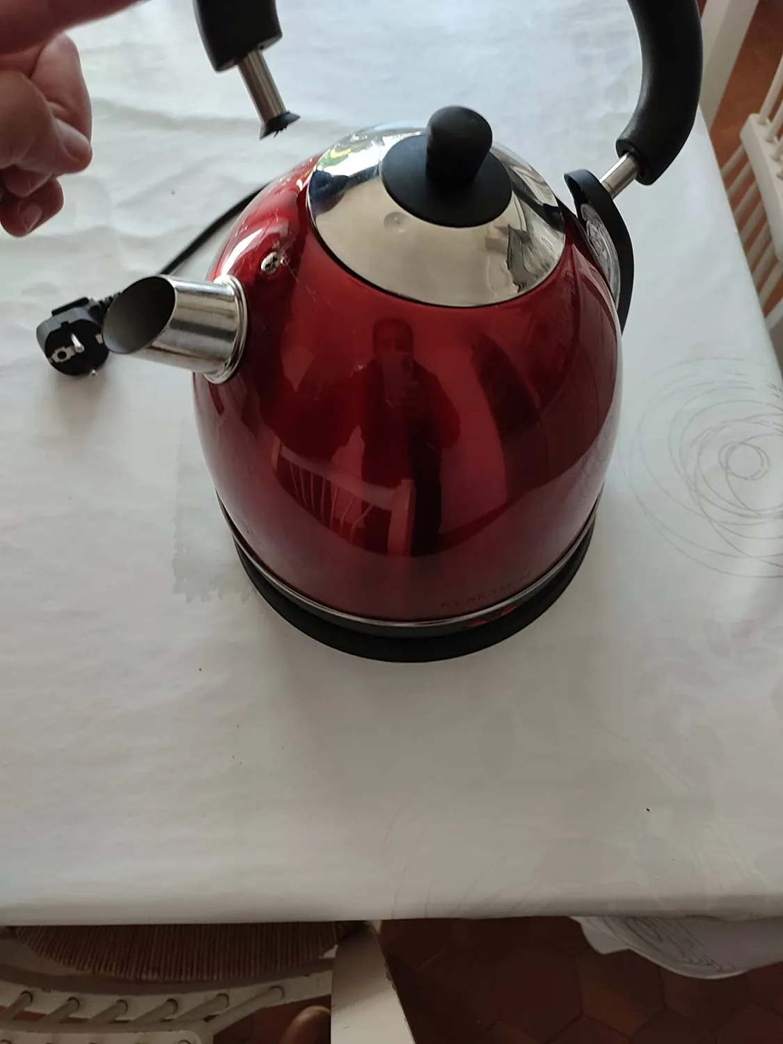 Klarstein Teatime théière électrique 1,8 L rouge