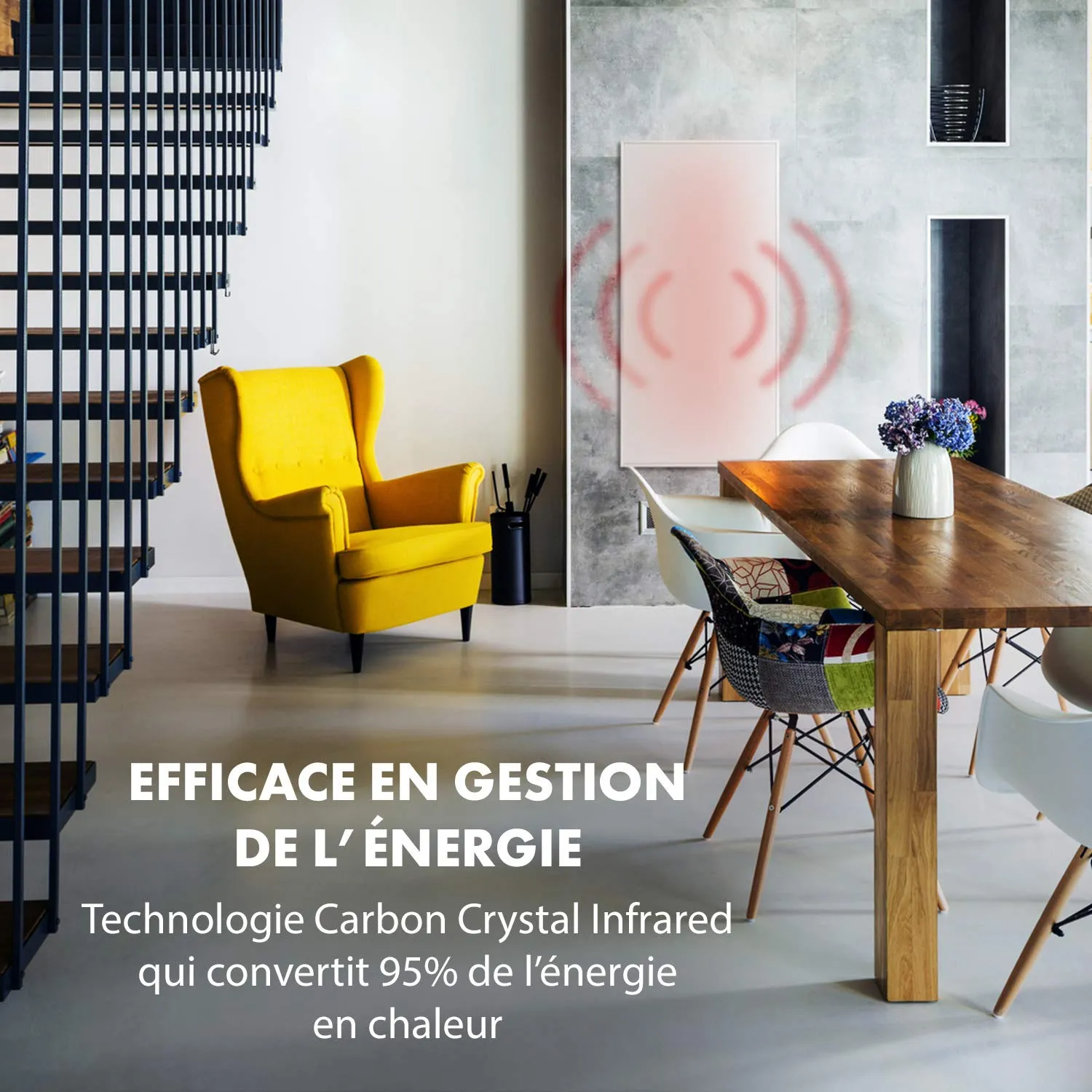 Klarstein Wonderwall Smart Radiateur 60x120cm Blanc