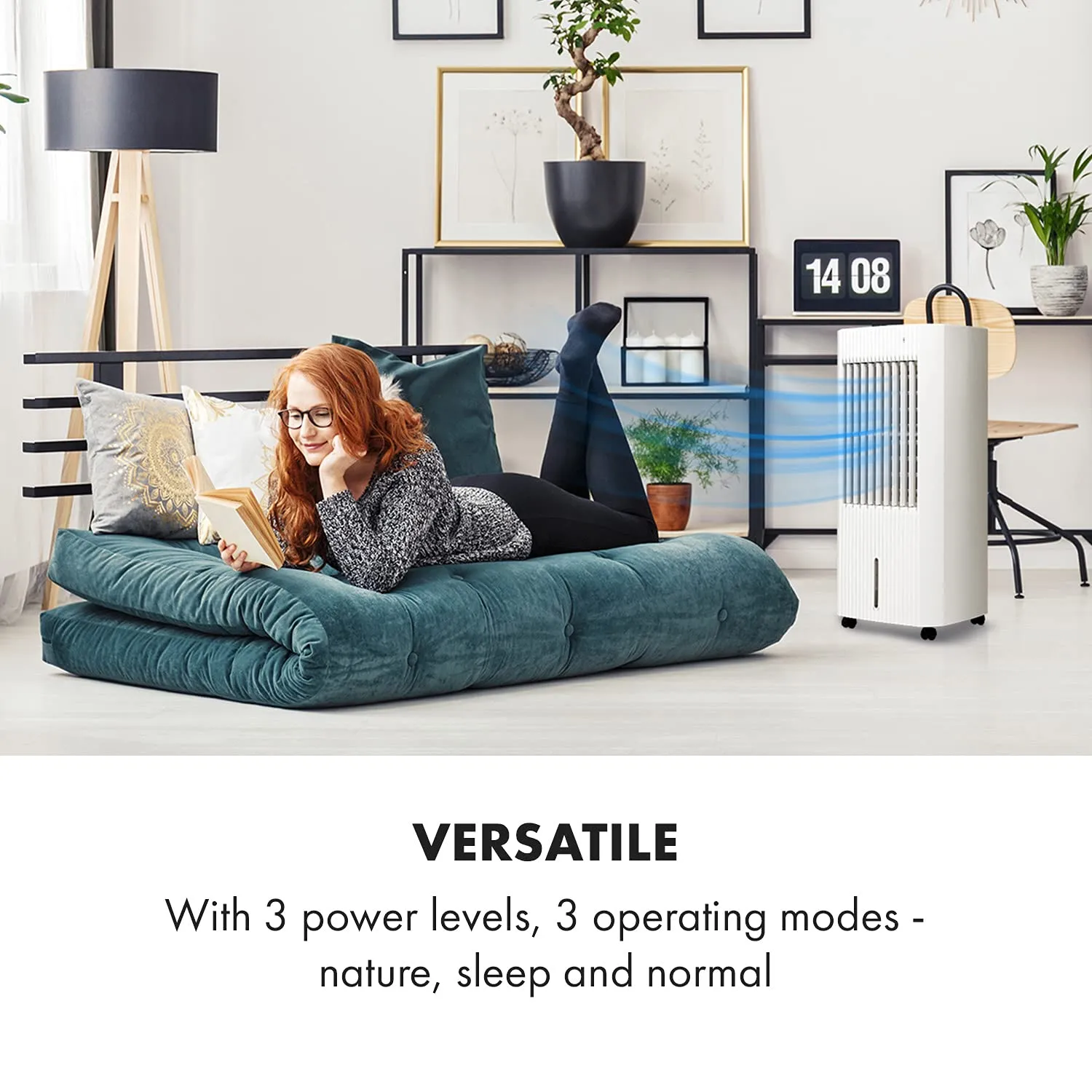 Klarstein Iceberg Pure rafraîchisseur d'air blanc 5 L 65W