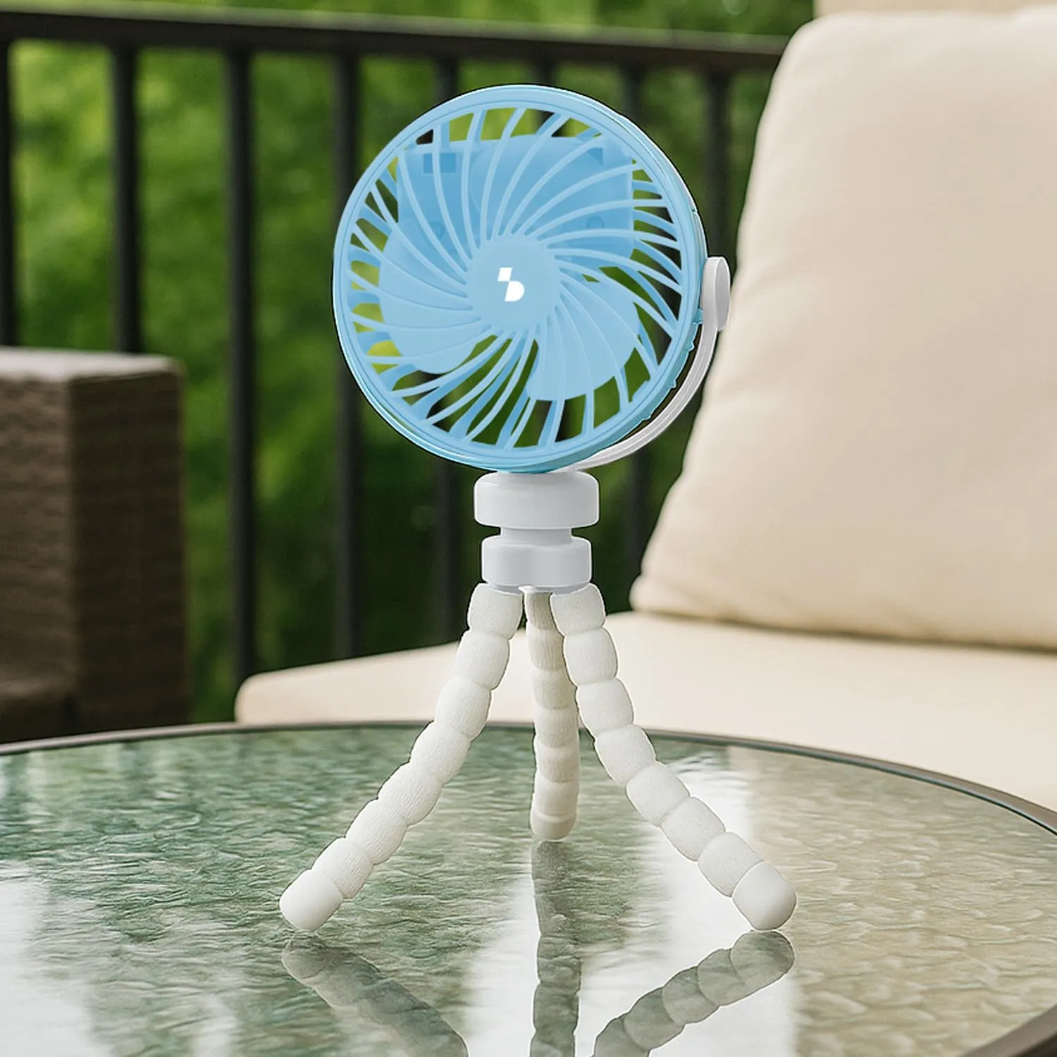 Beper P206VEN431 mini ventilateur portable LED 3 vitesses USB-C