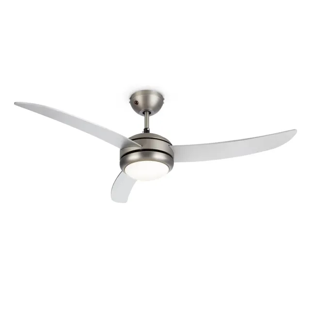 Klarstein El Paso ventilateur de plafond blanc 132 cm avec luminaire