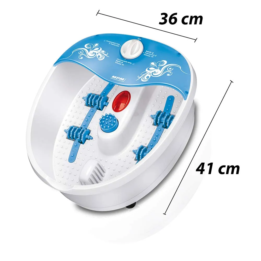 MPM MMS-01 masseur de pieds bleu blanc électrique