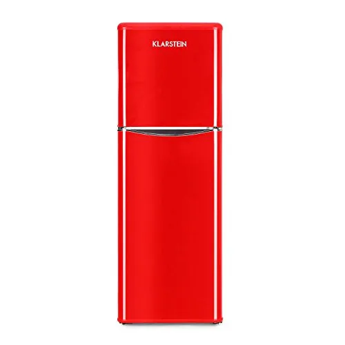 Klarstein Monroe XL réfrigérateur-congélateur rouge rétro 97L