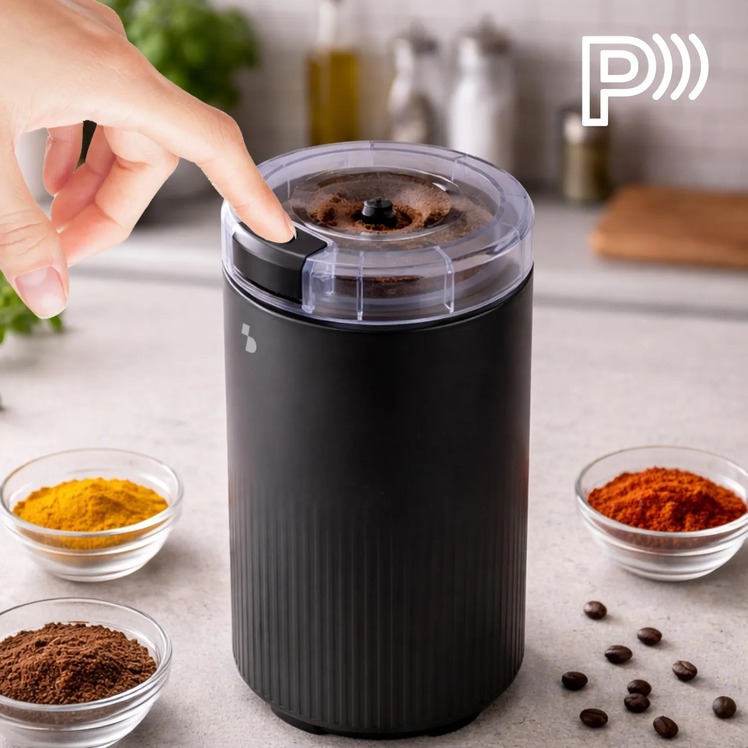 Beper P102ROB120 moulin à café électrique 200W noir 60 g