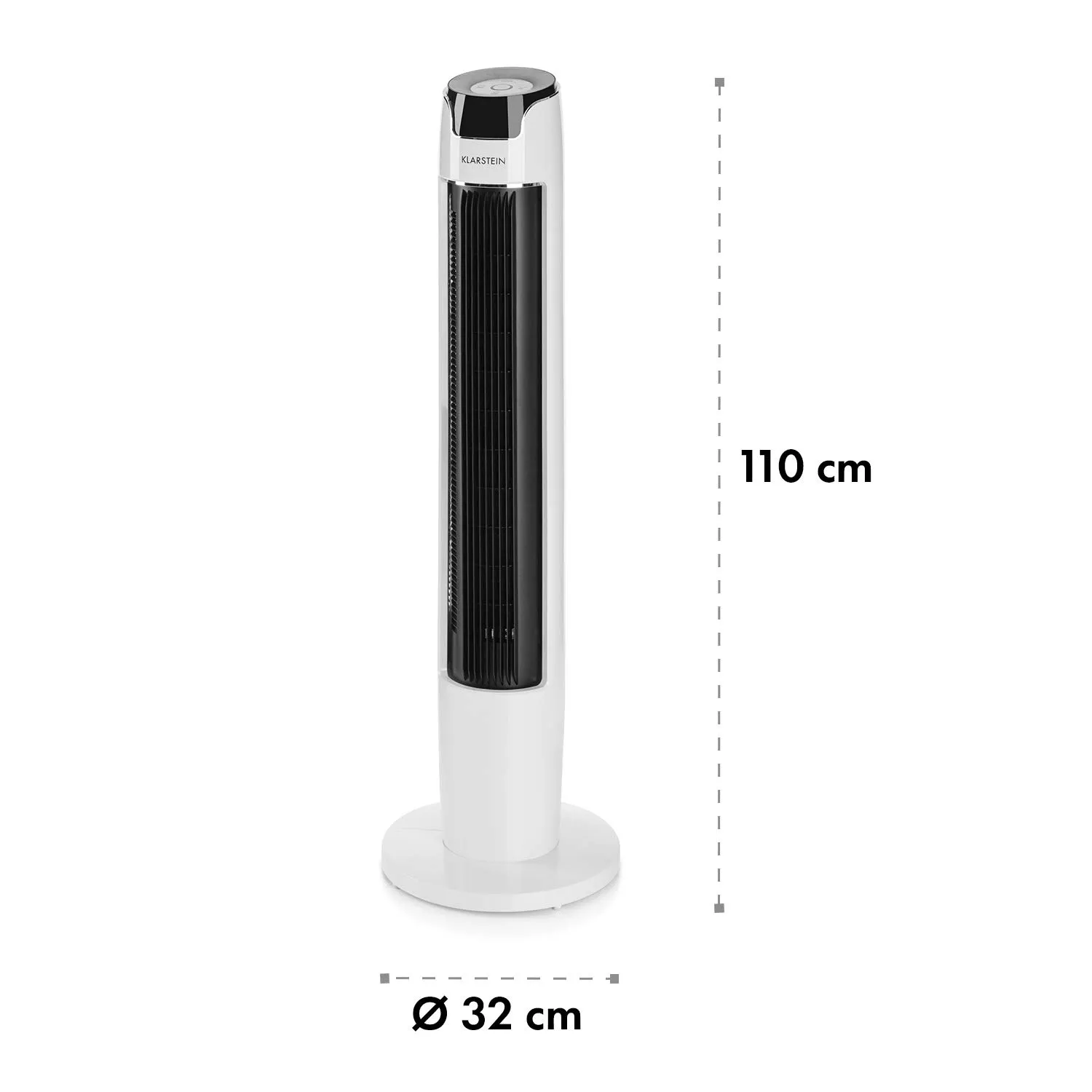 Klarstein Empire State ventilateur colonne blanc 6 vitesses
