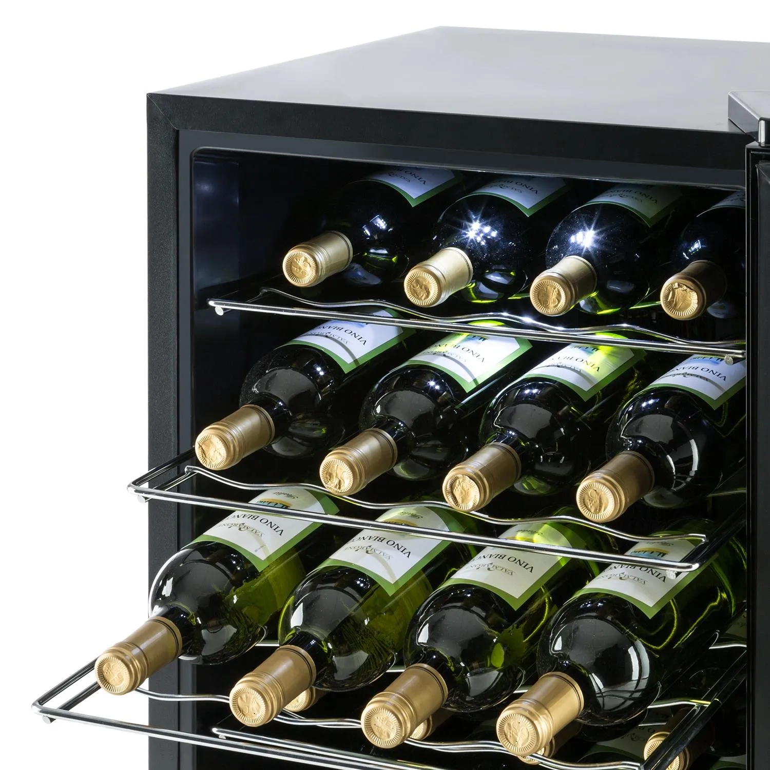 Klarstein Vivo Vino cave à vin 36 bouteilles 118 L noir