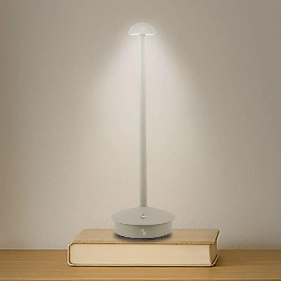 Beper P207ILI152 lampe de table gris tourterelle