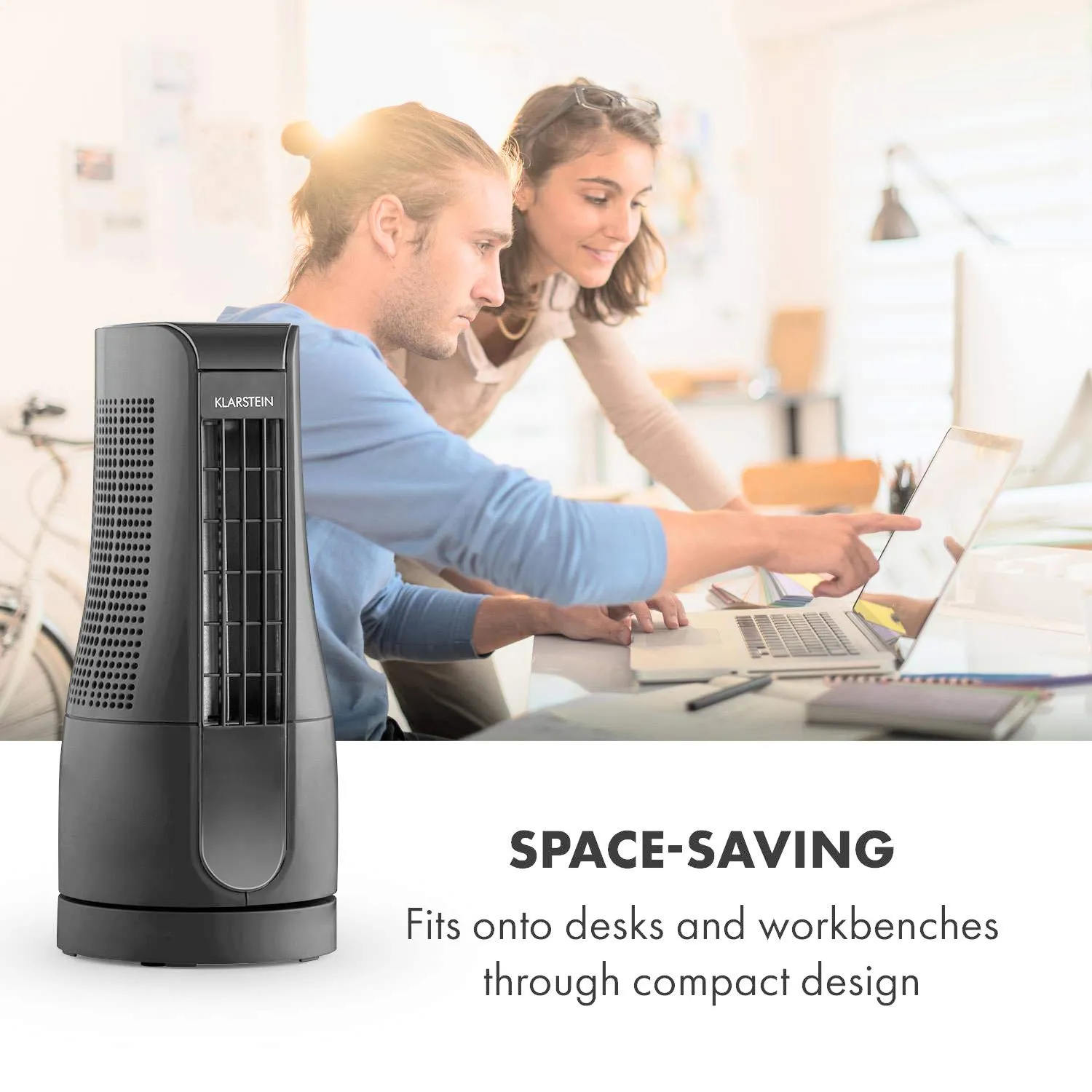 Klarstein Skyscraper Office ventilateur colonne anthracite 16W