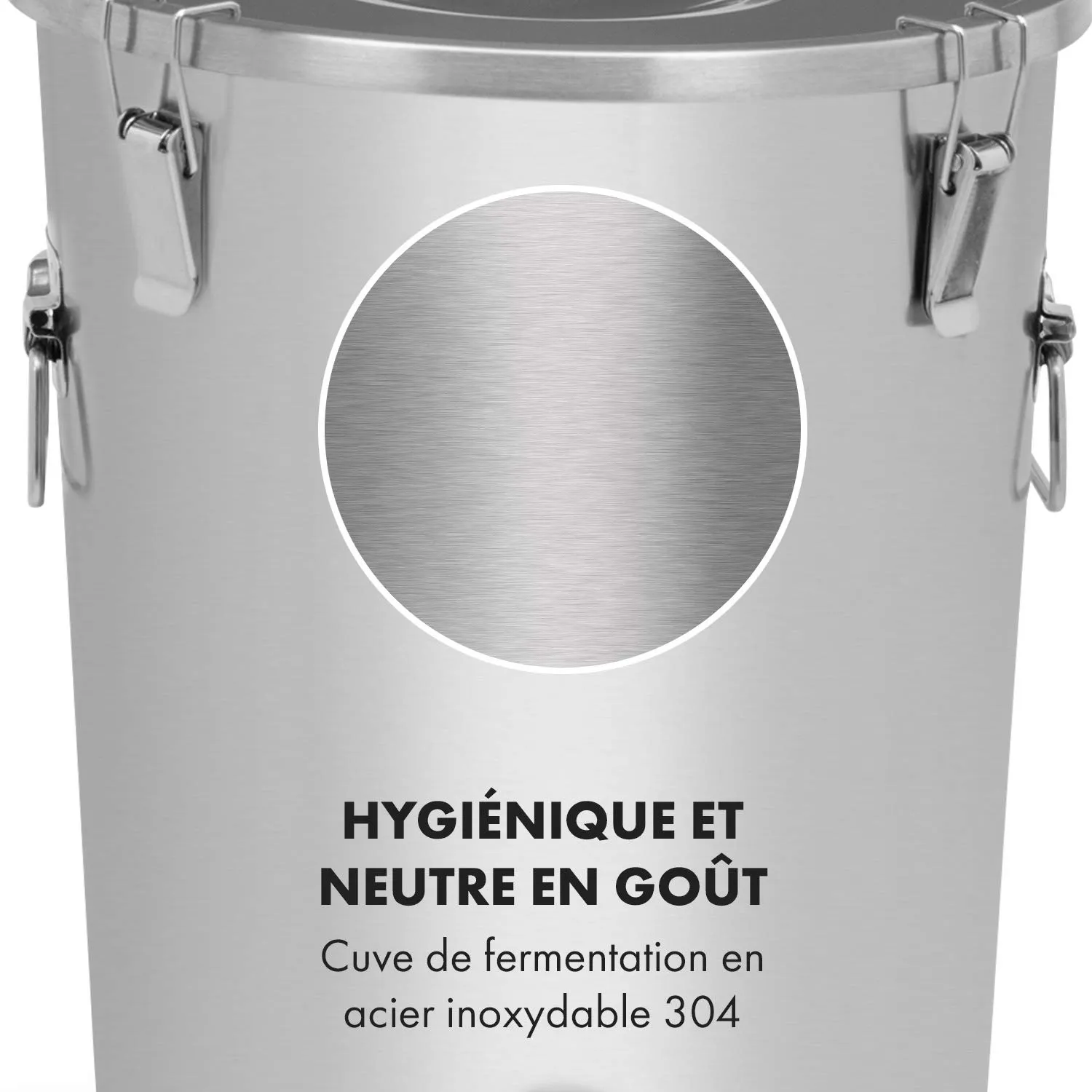 Klarstein Gärkeller Pro kit brassage 30 L inox conique