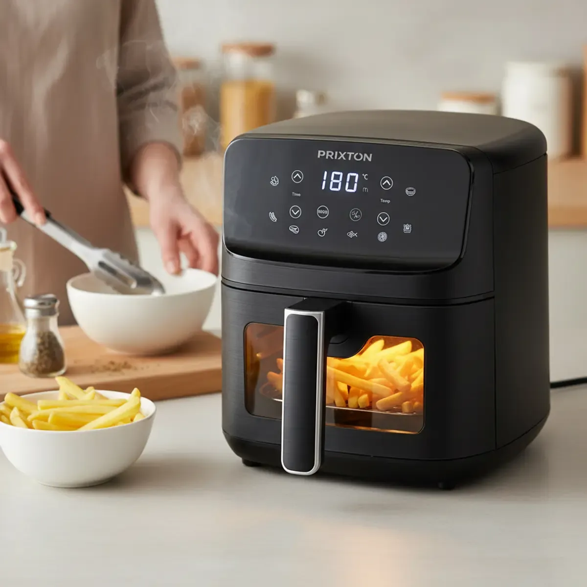 Prixton Cook Organics friteuse sans huile 4,2 L 1500 W