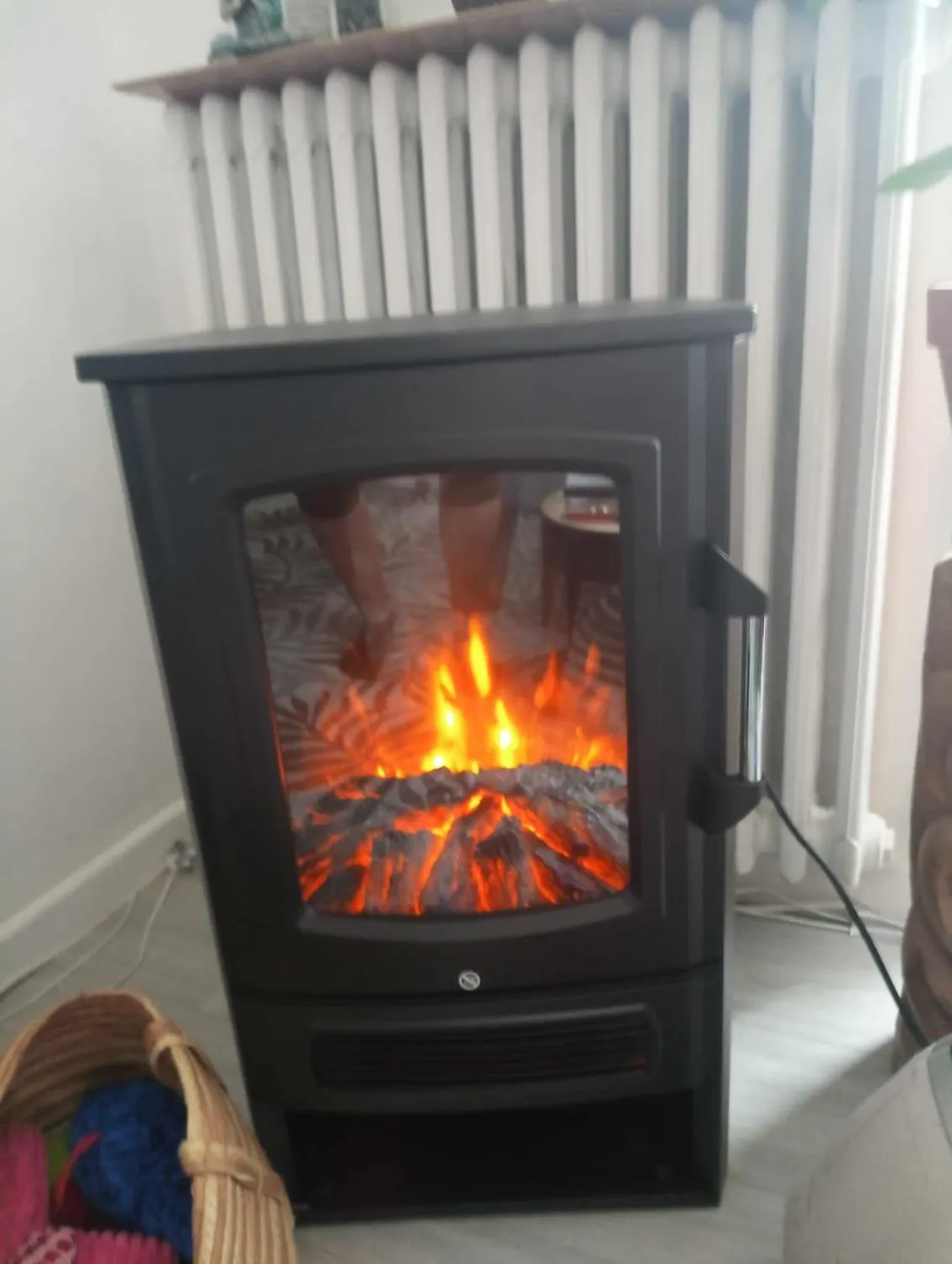 Klarstein Cheminée Électrique 2000W effet flamme LED