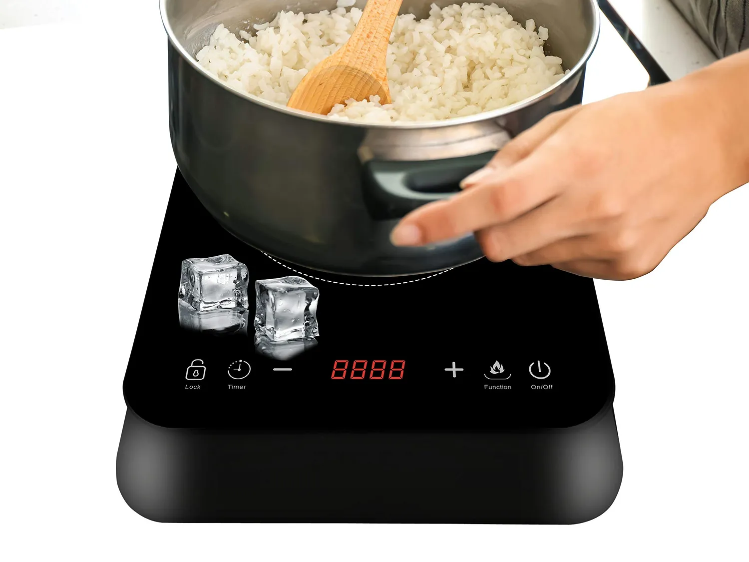 Beper BF.700 plaque induction portable 2000W 1 foyer
