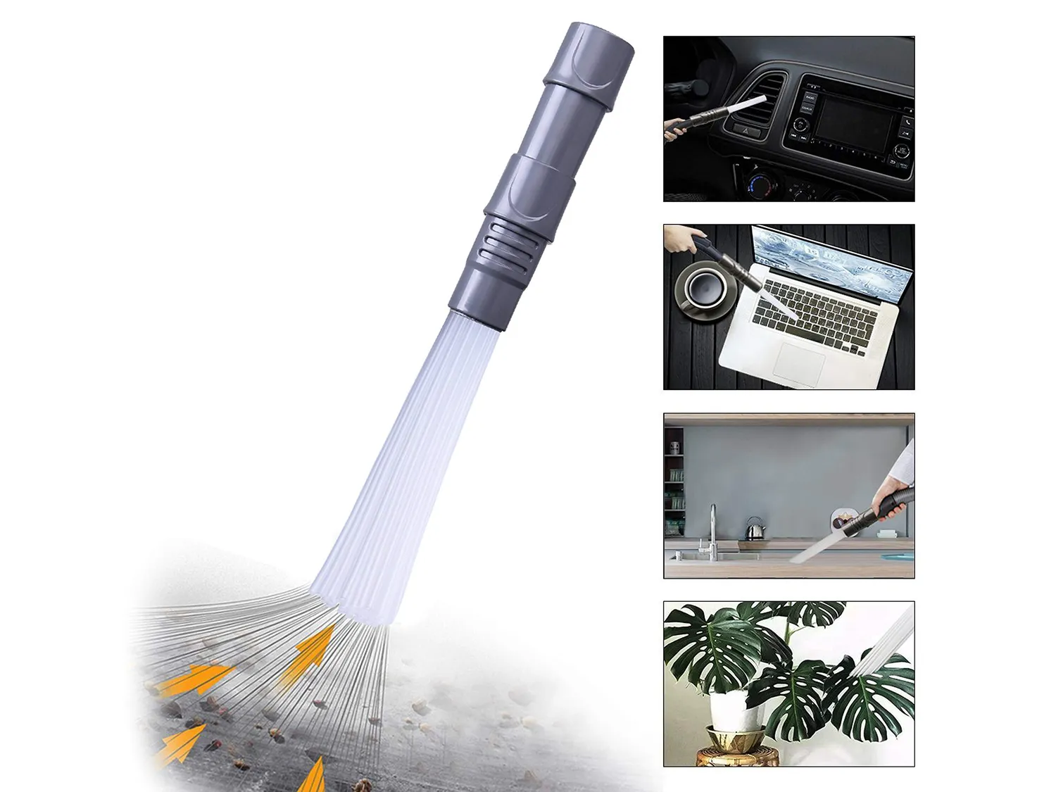 Beper 50.900 brosse flexible aspirateur tubes fins