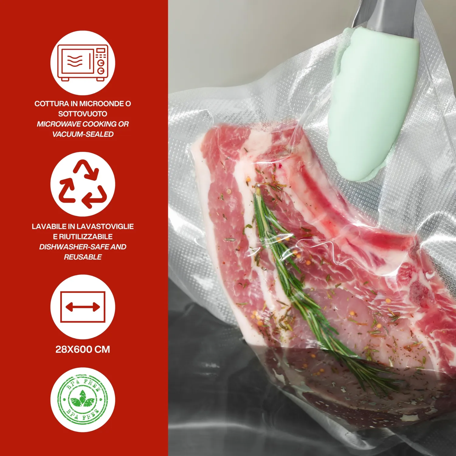 Beper RCO9003028 rouleau sous vide 28 cm x 6 m