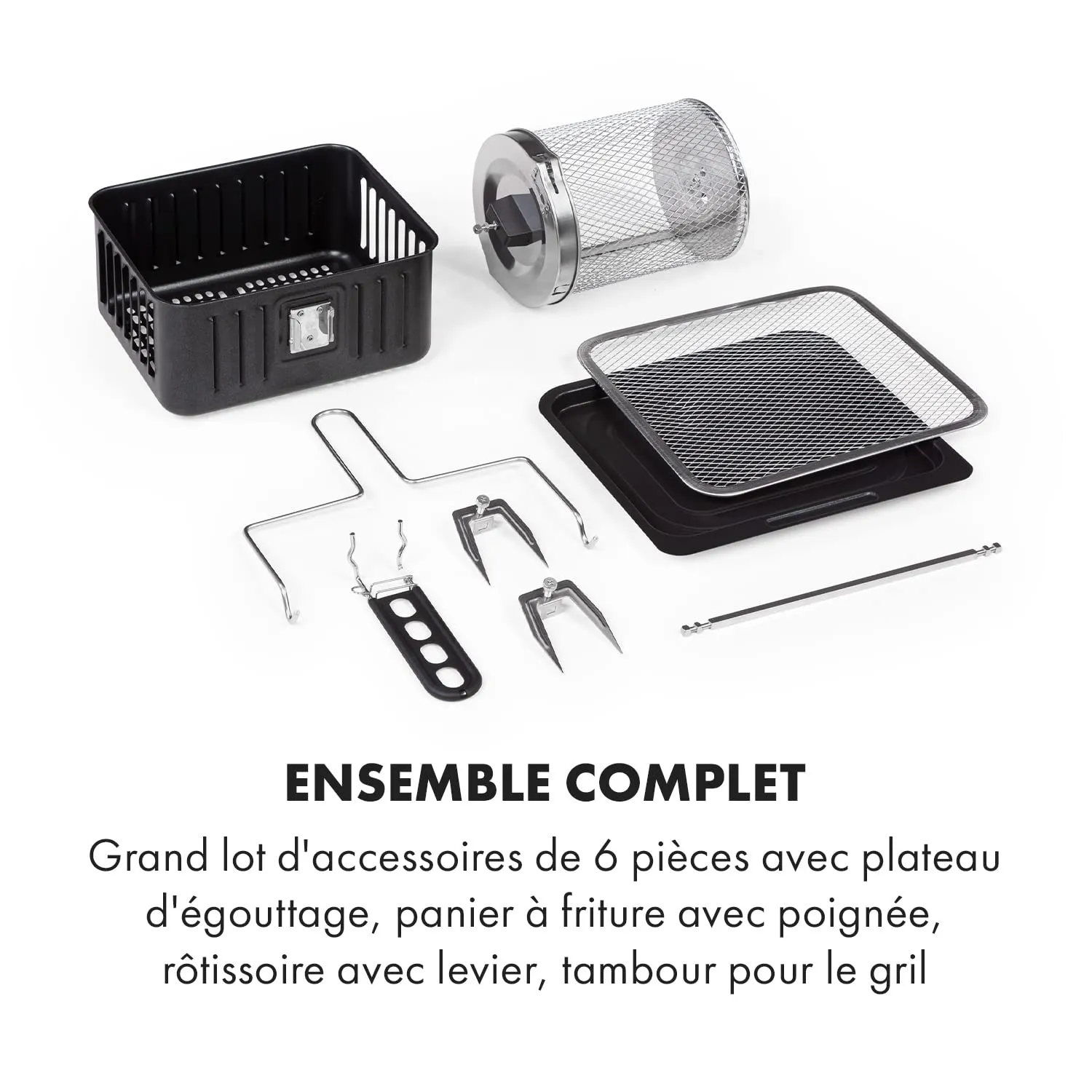 Klarstein AeroVital Fry friteuse air chaud 10 L noir
